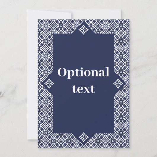 Editable Mexican Wedding Einladung 5 (Rückseite)