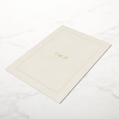 Editable Minimal QR Code Invitation with Gold Init Folieneinladung (Gedreht)