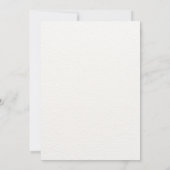 Editable Minimalist Baby Shower  Einladung (Rückseite)