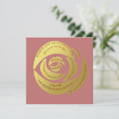 Editable Modern Dusty Rose Bride to Be Party Invit Einladung (Stehend Vorderseite)