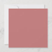 Editable Modern Dusty Rose Bride to Be Party Invit Einladung (Rückseite)