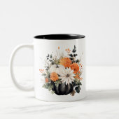 Editable Modern Niedlich Giro Boho Pumpkin Fall Zweifarbige Tasse (Links)