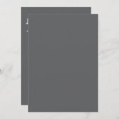 Editable moderne Minimalistische Einladung (Vorne/Hinten)