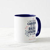 Editable Mom Quote Typography – Career & Love Tasse (VorderseiteRechts)