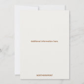 Editable Moschee und Moon Ramadan Iftar Einladung (Rückseite)