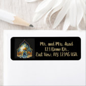 Editable Mosque and Moon Return Address (Insitu)