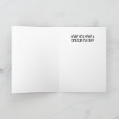 Editable Motorrad Motorradfahrer Biker Birthday Karte (Innenseite)