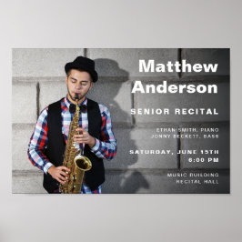 Editable Music Concert Foto Template Poster