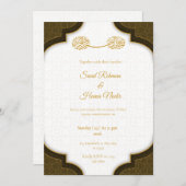 Editable Muslim wedding invitation Nikkah invite Einladung (Vorne/Hinten)