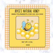 Editable Natural Honey Sticker