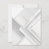 Editable New Year Party Invitation Templates Mitteilungskarte (Rückseite)