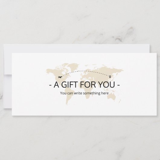 Editable Niagara Falls Ticket Trip Einladung (Rückseite)