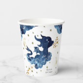 Editable Niedlich Dragon Birthday Pappbecher (Vorderseite)