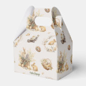 Editable Osterfest Bunny Egg Hunt Geschenkbeutel B Geschenkschachtel (Rückseite)