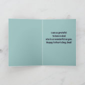 Editable Panda Bären and Cub Vathers Day Card Karte (Innenseite)