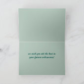 Editable Parrots Farewell Ansammlung Karte (Innenseite)