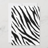 EDITABLE Party Animal Invasion Safari Geburtstag Einladung (Rückseite)