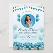 Editable Party Template Geburtstag Einladung (Vorderseite)