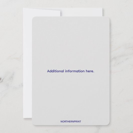 Editable Patriotic 4. Juli Feier Einladung (Rückseite)