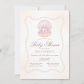 Editable Pearl Invitation Einladung (Vorderseite)