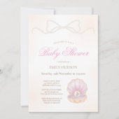 Editable Pearl Invitation Einladung (Vorderseite)