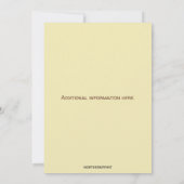 Editable Pencil Crayon Teachers Rente Party Einladung (Rückseite)