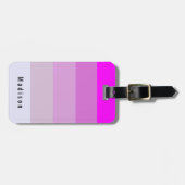 Editable Personal Magenta Orchid Violet Mauve Hues Gepäckanhänger (Vorderseite horizontal)