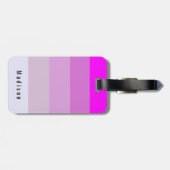 Editable Personal Magenta Orchid Violet Mauve Hues Gepäckanhänger (Rückseite horizontal)