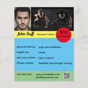 Editable Personal Trainer Flyer