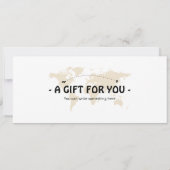 Editable Peru Flugzeug Boarding Pass Einladung (Rückseite)