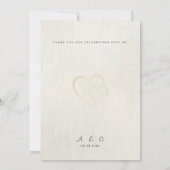 Editable Photo Front QR Back Option Wedding Einladung (Rückseite)