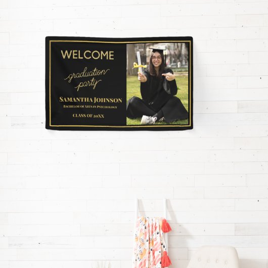EDITABLE Photo Graduation Banner (InSitu)