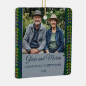 Editable Photo Growing Old Together Since Keramikornament (Rechts)