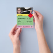 Editable Piano Instructor Flyer (Gruppe)