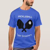Editable Pickleball Partners Tournament T - Shirt (Vorderseite)