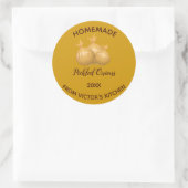 Editable Pickled Onions Runder Aufkleber (Tasche)