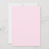 Editable Pink Butterfly Einladung (Rückseite)