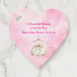 Editable Pink Chinoiserie Favor Tags  Geschenkanhänger