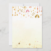 Editable Pink Dragon Birthday Invitation Einladung (Rückseite)