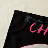 Editable Pink Jellyfish Strandtuch (Beispiel)