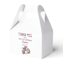 Editable Pink Motorrad Dirt Bike Geburtstag