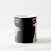 Editable Pitbull Liebhaber Kaffeetasse (Mittel)