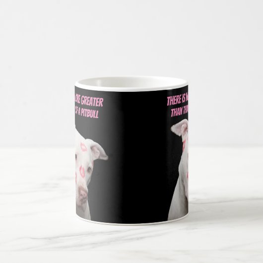 Editable Pitbull Liebhaber Kaffeetasse (Mittel)