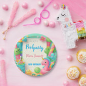 Editable Pool Party Geburtstag Sommerschwimmen Pappteller (Party)