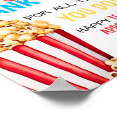 EDITABLE Popcorn Lehrer Bewertung Zeichen, Poppin Poster (Ecke)
