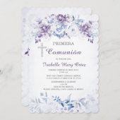 EDITABLE Primera Comunion Einladung (Vorne/Hinten)