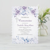 EDITABLE Primera Comunion Einladung (Stehend Vorderseite)