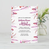 Editable Princess Birthday Invitation| Princess Einladung (Stehend Vorderseite)