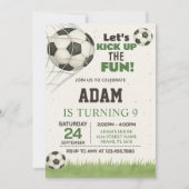Editable & Printable Sports Party Einladung für Ki (Vorderseite)