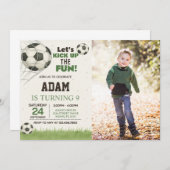 Editable & Printable Sports Party Einladung für Ki (Vorne/Hinten)